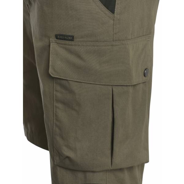 Cheavlier Herren Cargo Shorts, Farbe Olive