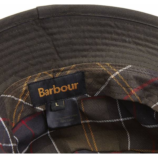 Barbour Wachs-Hut, Farbe Olive S