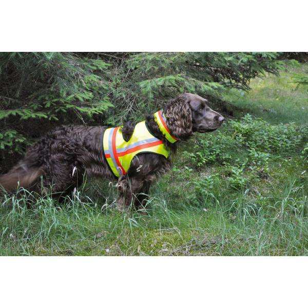 Dominicus Hundewarnweste mit 2 Klettverschlssen XL