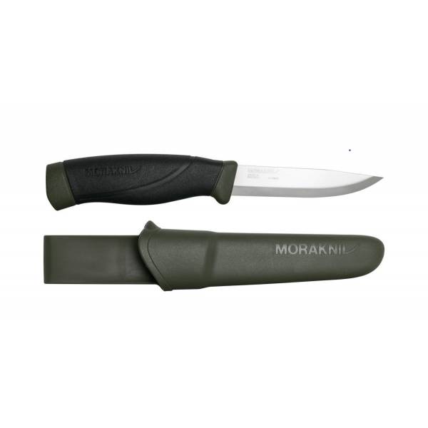 Mora-Messer mit Gut Grambow Label Signalorange