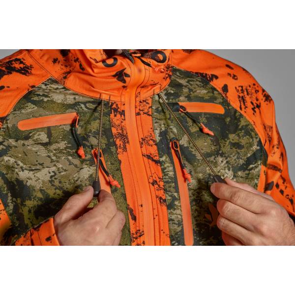 Herren Jacke Vantage, Farbe InVis Green/Orange Blaze