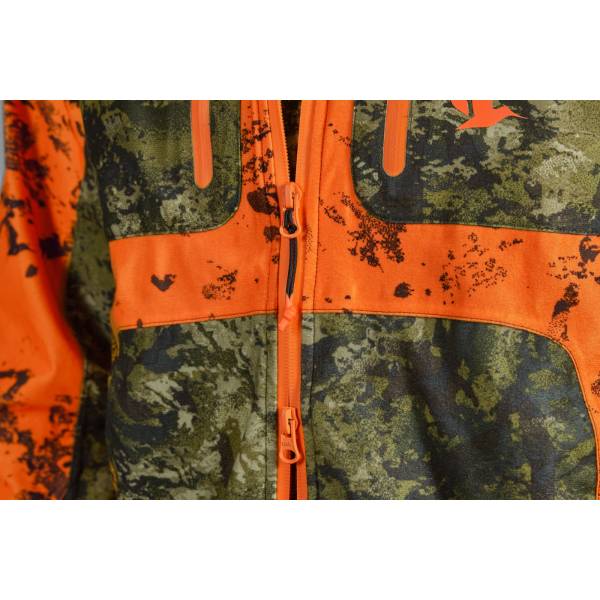 Herren Jacke Vantage, Farbe InVis Green/Orange Blaze