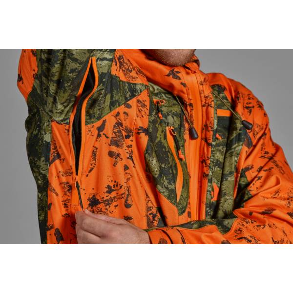 Herren Jacke Vantage, Farbe InVis Green/Orange Blaze