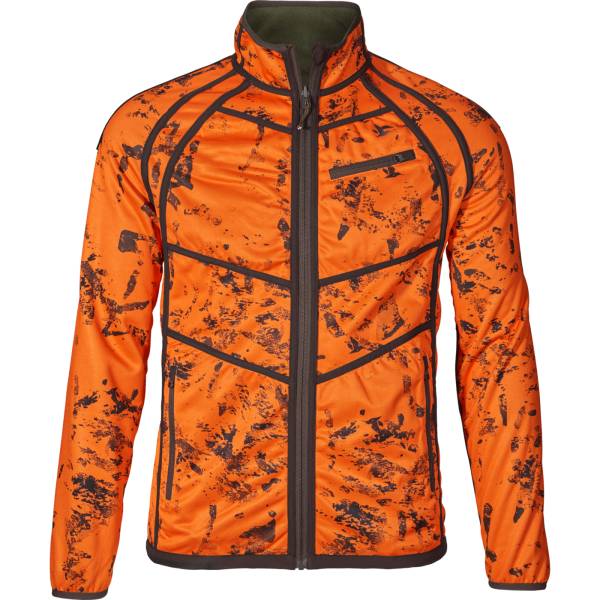 Wendejacke Vantage aus Fleece, Farbe Pine Green/InVis Orange Blaze 3XL