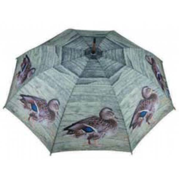Regenschirm mit Entenmotiv
