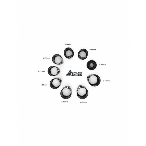 Przise-Jagen Klemmhlse fr Adapter 50 mm