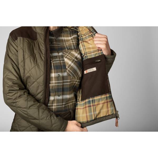 Hrkila Damen Steppjacke Ailsa, Farbe Willow green 42