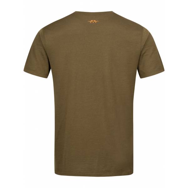 Blaser Herren T-Shirt Base 160, Farbe Dunkel Oliv