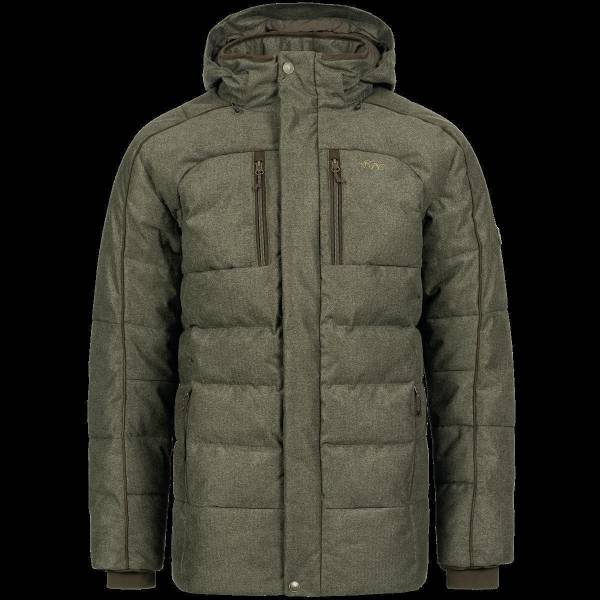 Blaser Herren Daunenjacke Vintage Radiation, Farbe Olive/Schwarz S