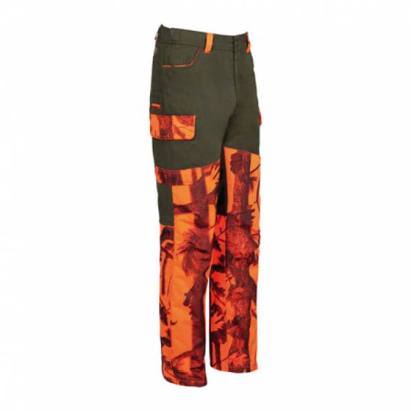 Percussion Herrenhose Roncier Traque, Farbe Blaze Orange Camo 58