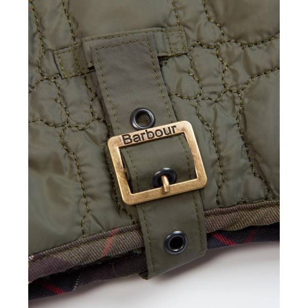 Barbour Hundemantel Bone Quilted, Farbe Olive XS