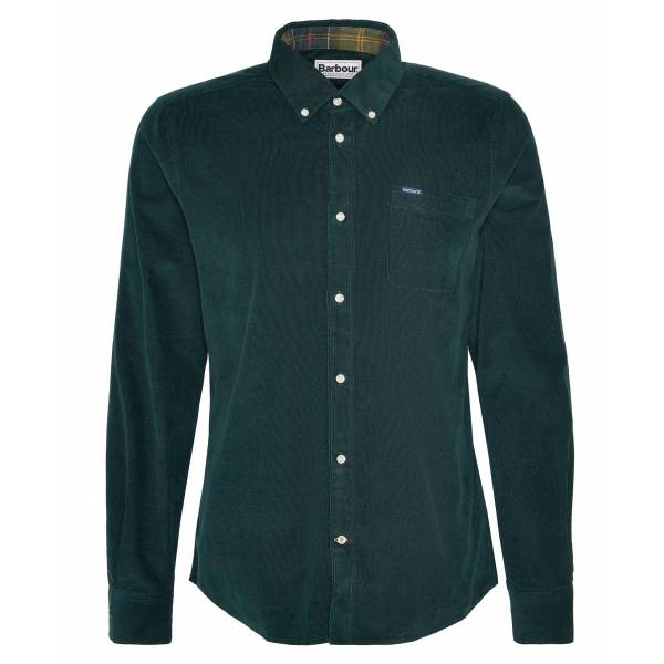 Barbour Herrenhemd Ramsey, Farbe Seaweed XL