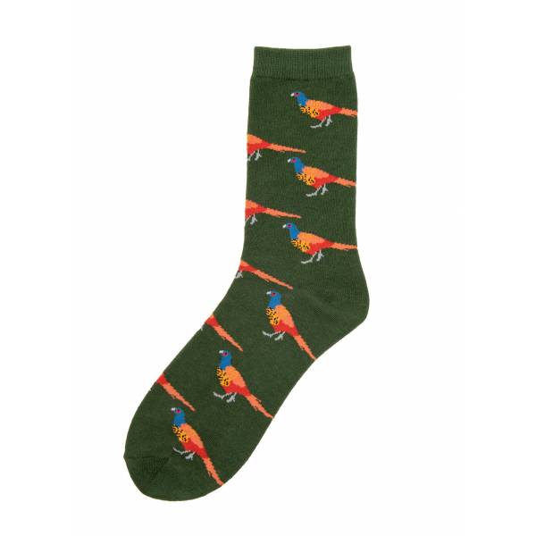 Socken mit Motiv, Fasan
