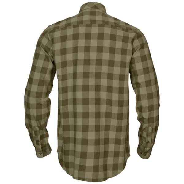 Hrkila Herrenhemd Scandinavian Shirt Farbe Dark olive check XL