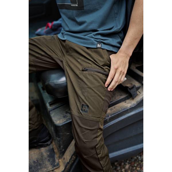 Hrkila Herrenhose Fjell Farbe Dark olive/Willow green 48/32