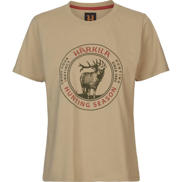 Hrkila Stag T-Shirt Farbe Sand M