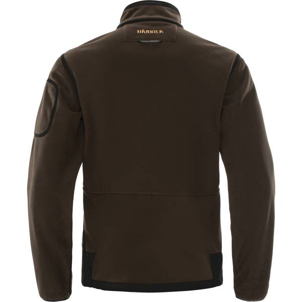 Hrkila Herren Fleecejacke Kamko, Farbe Brown/Red M