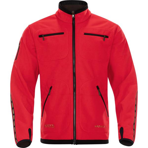Hrkila Herren Fleecejacke Kamko, Farbe Brown/Red M