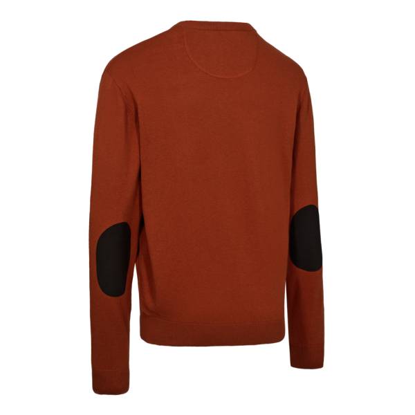 Deerhunter Harrington Strickpullover mit V Auschnitt Oak Rust Melange XL