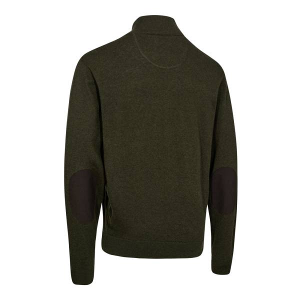 Deerhunter Harrington 1/2 - Zip Strickpullover Forest Ember Melange