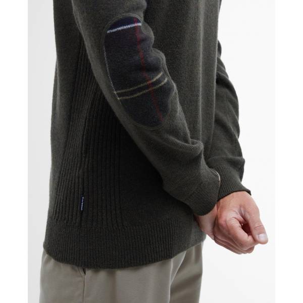 Barbour Holden Half Zip Olive XL