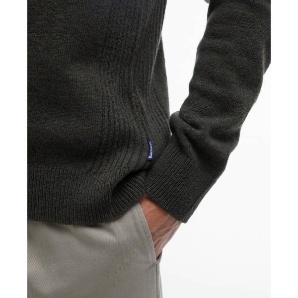 Barbour Holden Half Zip Olive XL