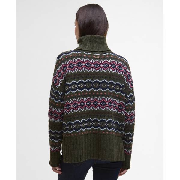 Barbour Helen Knit Olive Multi