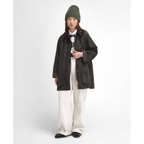 Barbour Wachsjacke Beaufort Olive Classic 14