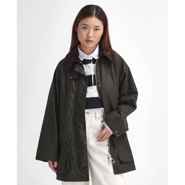 Barbour Wachsjacke Beaufort Olive Classic 14
