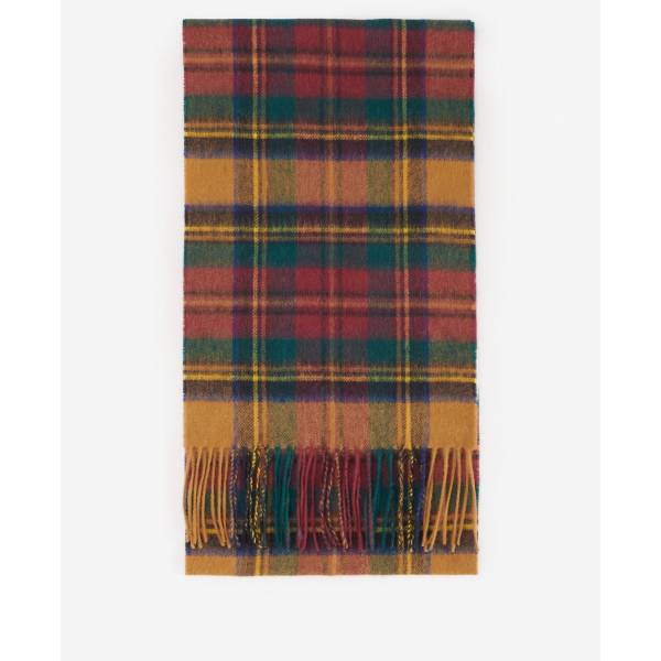 Barbour Scarf New Check Harvest Gold
