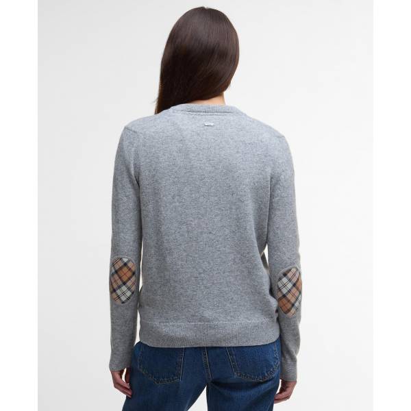 Barbour Cardigan Pendle Grey Marl