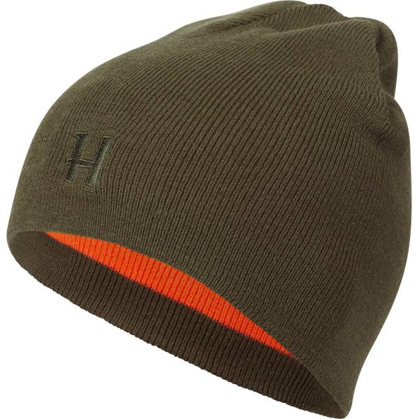 Hrkila reversible Beanie Willow Green/Orange ONE SIZE