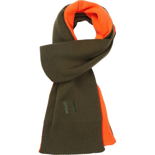 Hrkila Reversible Schal Willow Green/Orange ONE SIZE