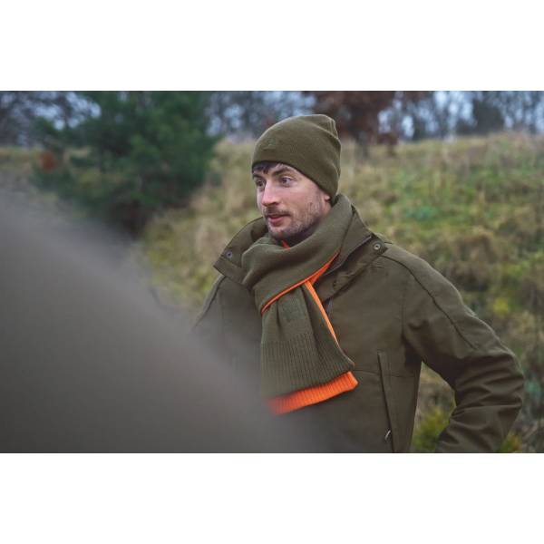 Hrkila Reversible Schal Willow Green/Orange ONE SIZE
