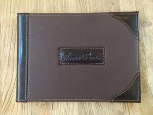 Rey Pavon Game Book - Jagdtagebuch braun