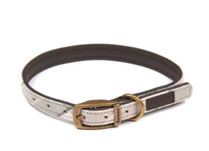 Barbour Hundehalsband Pink / Grey Tartan M