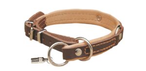 AKAH Würgehalsband mit Begrenzer, braun 42-49 cm