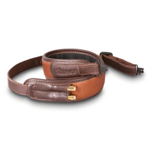 Blaser Gewehrriemen aus Leder, Braun
