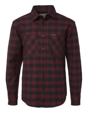 Chevalier Kinderhemd Ferret Flannel, Farbe Berry Red