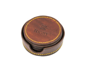 Rigby Untersetzer aus Leder, 6er Set