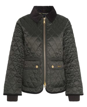 Barbour Damen Steppjacke Beadnell, Farbe Sage/Ancient 40