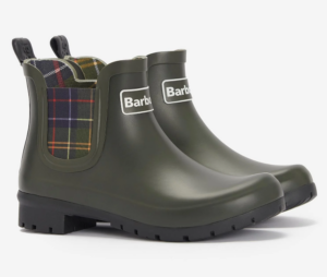 Barbour Damen Gummistiefel Kingham, Farbe Olive 40