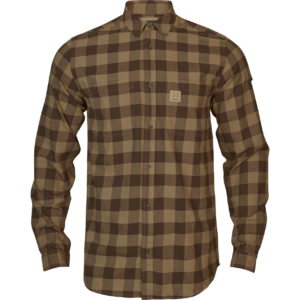 Härkila Herrenhemd Scandinavian Shirt Farbe Antique bronze check