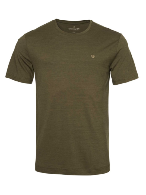 Chevalier Herren T-Shirt Coley Wool Farbe Dusk