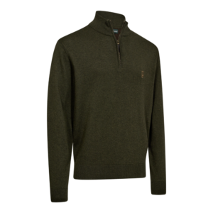 Deerhunter Harrington 1/2 - Zip Strickpullover Forest Ember