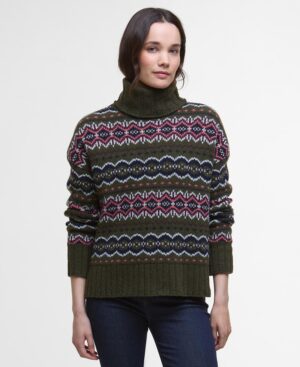Barbour Helen Knit Olive Multi