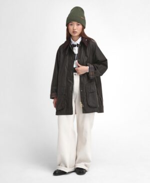 Barbour Wachsjacke Beaufort Olive Classic 36