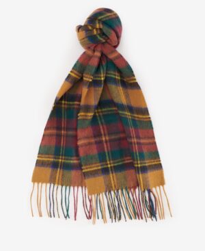 Barbour Scarf New Check Harvest Gold