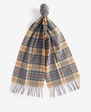 Barbour Tartan Lambwool Scarf Dress