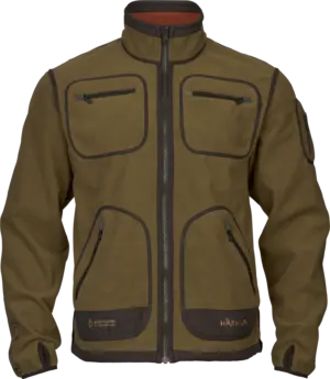 Härkila Herren Fleecejacke Kamko, Farbe Dark olive/Arabian